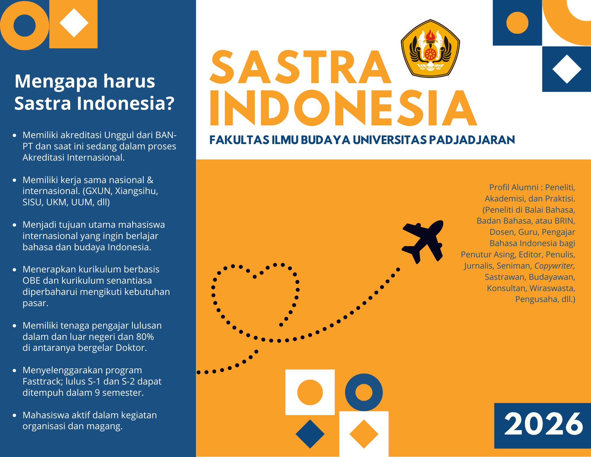 Brosur Promosi Sastra Indonesia 2025